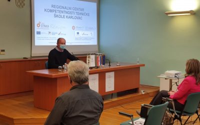 Održan 1. promotivni sastanak s inovatorima u sklopu projekata Regionalnog centra kompetentnosti Tehničke škole Karlovac